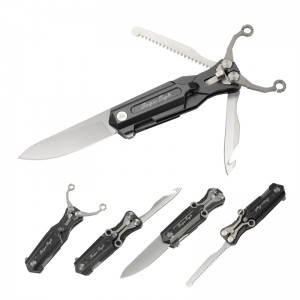 Coltello a braccio pieghevole in alluminio da 360001 Elong Outdoor 360001 per la sopravvivenza e la caccia all\'aperto