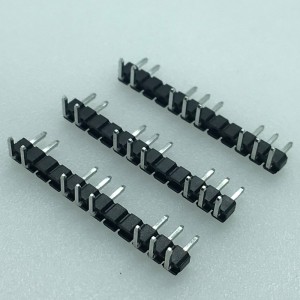 2.54mm Pitch 12p 90 ° ad angolo retto Pin intestazione vuoto 4p connettore pin