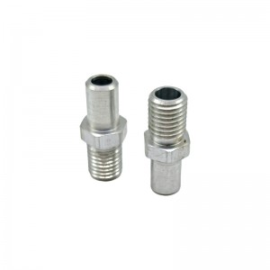 Porcellana La lavorazione esagonale ha girato le parti del cnc acciaio del metallo del metallo