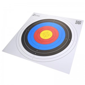 Elong Outdoor 41TF01 60 * 60 cm Target Face Paper per la pratica del bersaglio della pratica del tiro con l\'arco