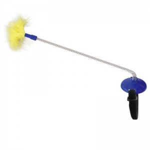 Fornitura diretta della fabbrica di forniture per animali domestici, gatto auto-guarigione del giocattolo del collo del collo del collo del collo del collo del colletto con il rubinetto per stuzzicare il bastone del gatto