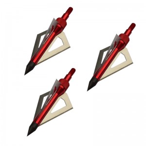 Nika Tiro con l\'arco 15B005 100/125 Broadhead in acciaio inox per arco per l\'arco Broadhead 3 Blades Broadhead