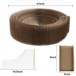 Corrugata Pet Scratch Board Rettifica Artigli Giocattoli Carta ondulata Cat Nest