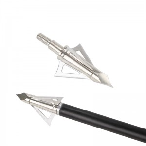 Nika Tiro con l\'arco 15B027 3 Bladri fissi 150Grain Caccia Broadheads Broadhery Bullone Bullone Bullone BLulone