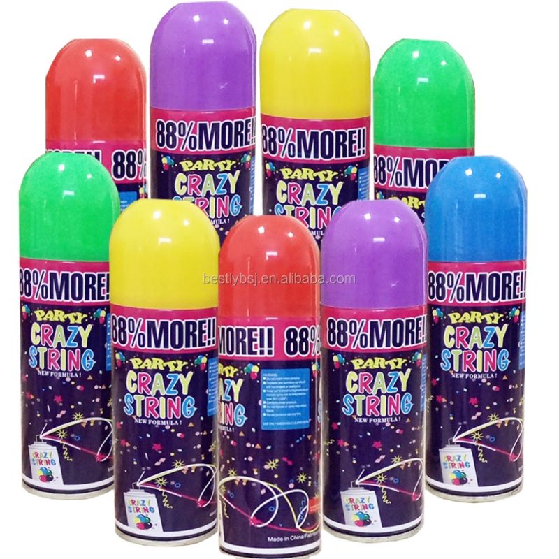 250 ml colorato corda pazza per festa/matrimonio/festival celebrazione