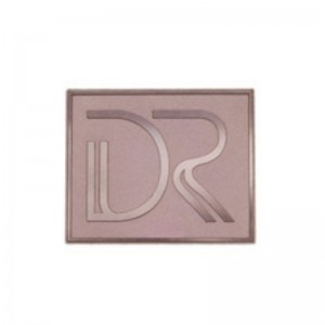 Piastra di logo in metallo in tuta in tuta in tuta in tuta in rilievo in tuta in tuta