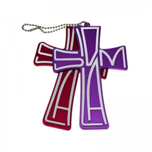 Tag personalizzato dell\'esercito dell\'esercito del metallo personalizzato Tag religioso etichetta di cane militare in alluminio anodizzato religioso