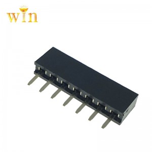 Intestazione della presa della femmina della femmina di fila 1x7p 1x7p