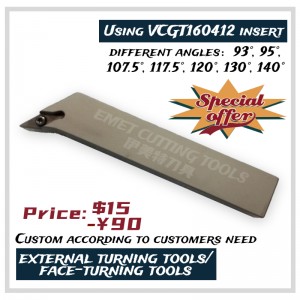 Utensili da taglio EMET, utensili di tornitura esterni, utensili da turno, utensili da volto, strumenti di rotazione dell\'acciaio, SVJCR2525m16, SVJC/SVJP, SVQC/SVQP, SVHC/SVHP, SVLC/SVLP, SVVC/SVVP, SVXC/SVC/SVVP, SVXC \\\\ NSVXP, SVZC...