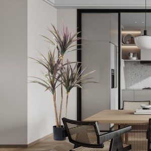 Vendita calda Fabbrica Fornitura diretta realistica pianta artificiale albero artificiale clorophytum albero comosum per la vendita