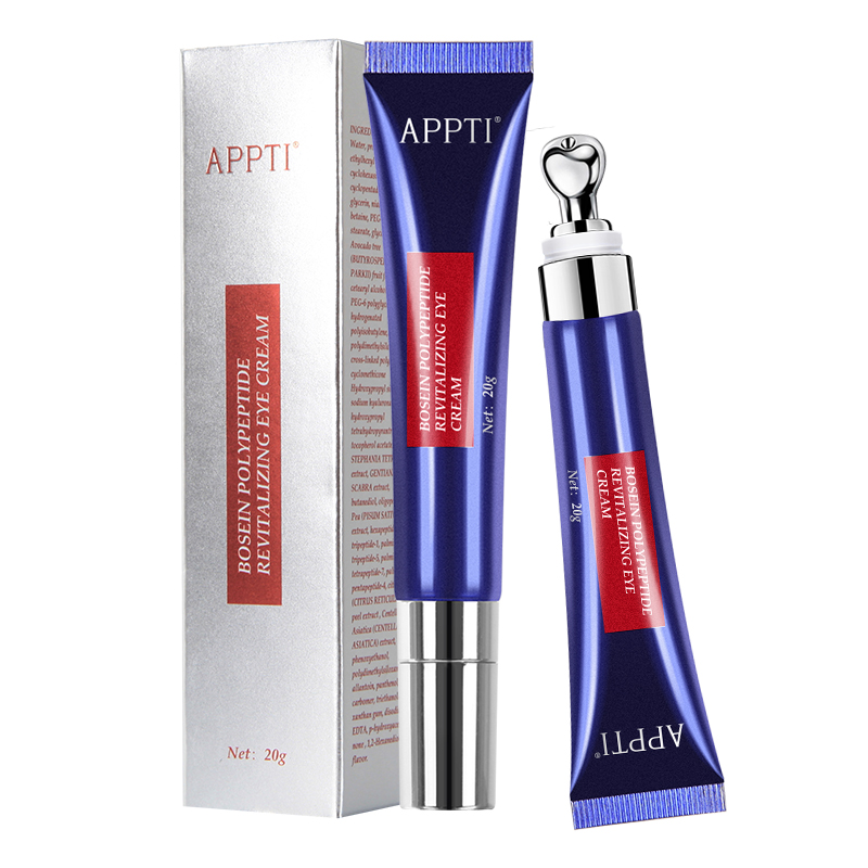 Etichetta privata AppPTI idratante Anti-rughe Eye Cream Applicator Bosein Polypeptide rivitalizzante crema per gli occhi