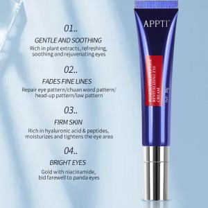 Etichetta privata AppPTI idratante Anti-rughe Eye Cream Applicator Bosein Polypeptide rivitalizzante crema per gli occhi
