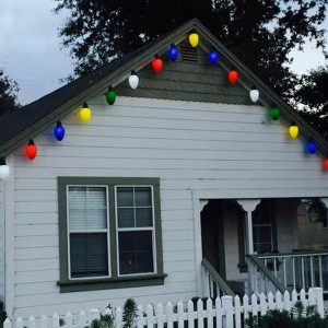 Xmas Party LED 5 luci set decorazione vacanzenatalizia grande luce