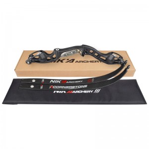 Nika Archery ET-10 62inch Rh Alluminum ILF 19inch Reser Recurve Bow