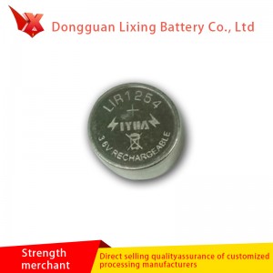 Produttore Personalizzato Bluetooth LiR11254 Button BATTERIA Batteria ad alta capacità batteria al litio batteria al litio ricaricabile