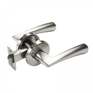 R7604 Manico della porta a leva della privacy con installazione di vitinascosta set di leva di bloccaggio facile da aprire