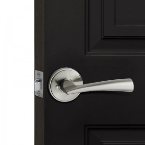 R7604 Manico della porta a leva della privacy con installazione di vitinascosta set di leva di bloccaggio facile da aprire