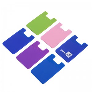 Bastone del telefono cellulare della tasca del telefono dell\'adesivo sul manicotto del portafoglio della carta