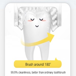 Ultrasonico sicuro i bambini silicone \\\\\' spazzolino da denti elettrico spazzolino musica per bambini con divertimento