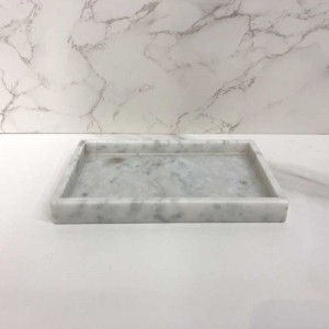 Accessori per il bagno in marmo reale all\'ingrosso set di spazzole da toilette