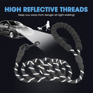 Amazon Vendita calda Heavy Duty Forte arrampicata innylon corda innylon riflettente cane guinzaglio