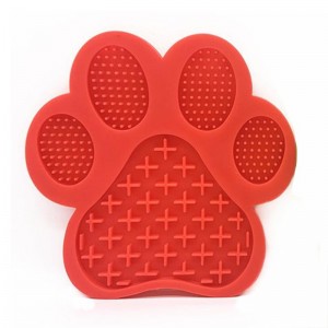 Leccature in silicone leccate con le aspirazioni a muro per i cani di animali domestici