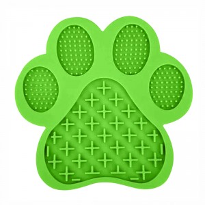 Leccature in silicone leccate con le aspirazioni a muro per i cani di animali domestici