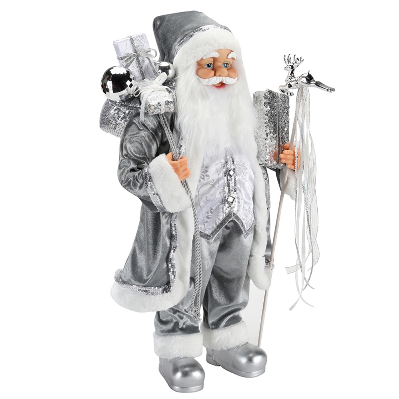 45 ~ 62 cm Natale in piedi Santa Claus ornamento decorazione figurina collezione tessuto festival vacanzenatale peluche oggetto personalizzato