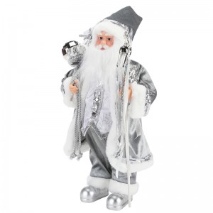 45 ~ 62 cm Natale in piedi Santa Claus ornamento decorazione figurine collezione tessuto festival vacanzenatalenatale peluche