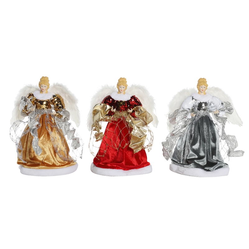 23 ~ 40 cmnatale angelo ornamenti decorazioni albero top figurine collezione bambola xmas festivalnatalenatale serienatale