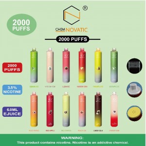 Novatic 2000Puffs disapposibile