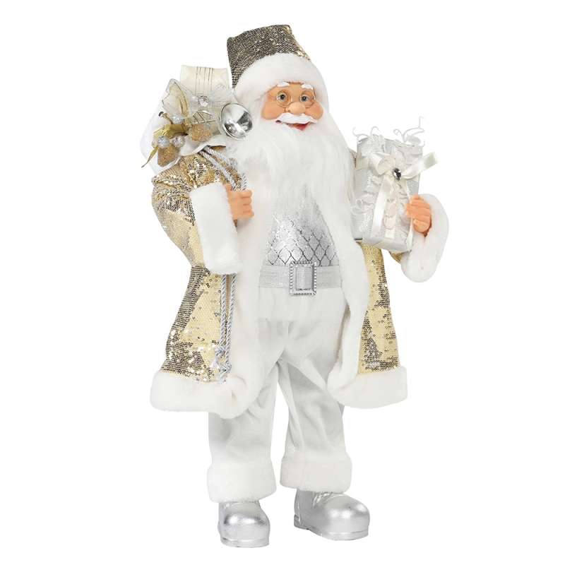 30 ~ 110 cm Natale Santa Claus Ornament Decoration Decorazione Deluxe Festival figurina collezione Xmas tradizionale