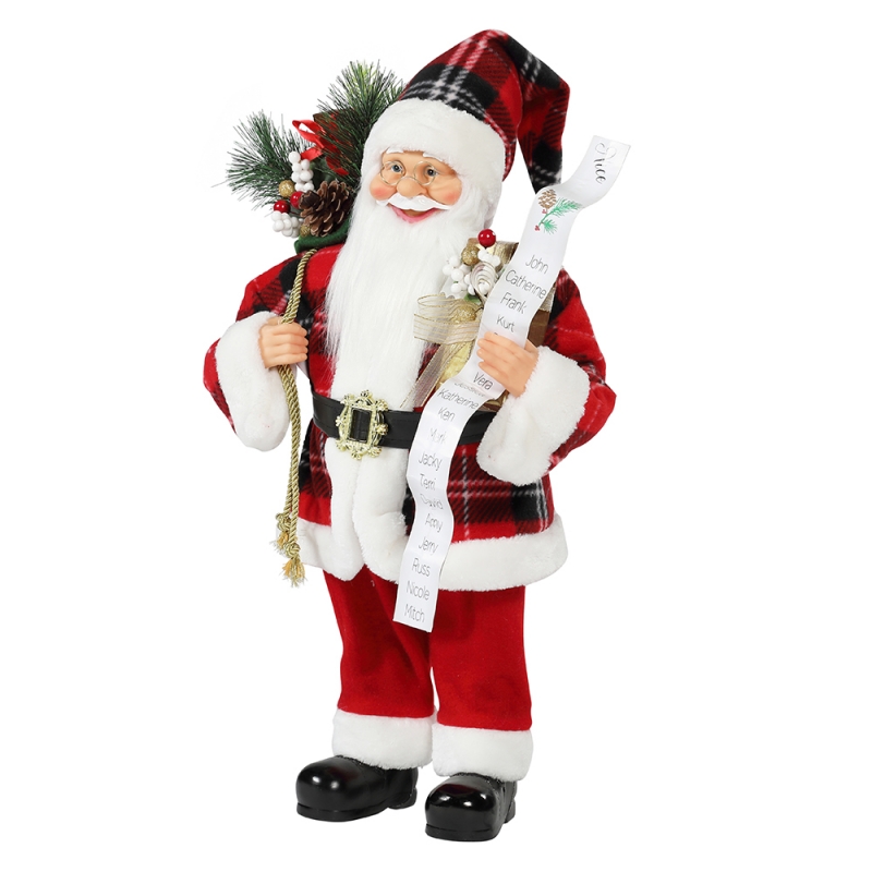 30 ~ 110 cm Natale Babbo Natale con borse regalo ornamento decorazione tradizionale figurina collezione figurina serienatale serie Xmas