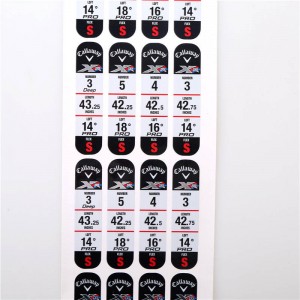 Etichette personalizzate da golf club