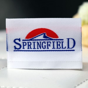 Supporta le etichette tessute di abbigliamento personalizzate