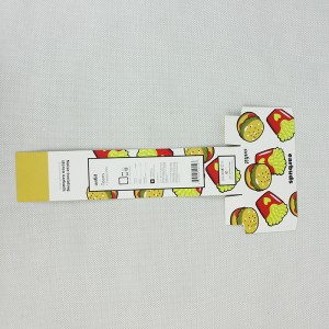 Carta di carta etichetta alimentare