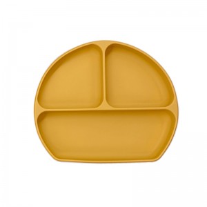 Piatti divisi in silicone per i gonfianti, piatto del bambino del bambino, BPA gratuito