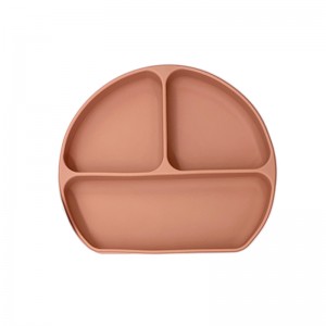 Piatti divisi in silicone per i gonfianti, piatto del bambino del bambino, BPA gratuito