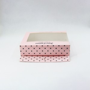 Scatola di carta con finestra