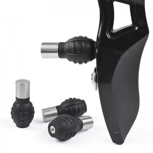 Elongarrow 240034 Black Color Tiro con l\'arco rumore Aborption Vibrazione serranda