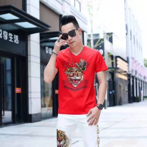 T-shirt a maglia da uomo