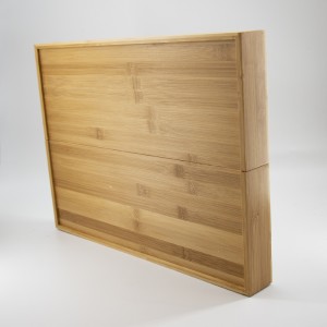 Set di stoccaggio di coltello in bambù espandibile in bambù