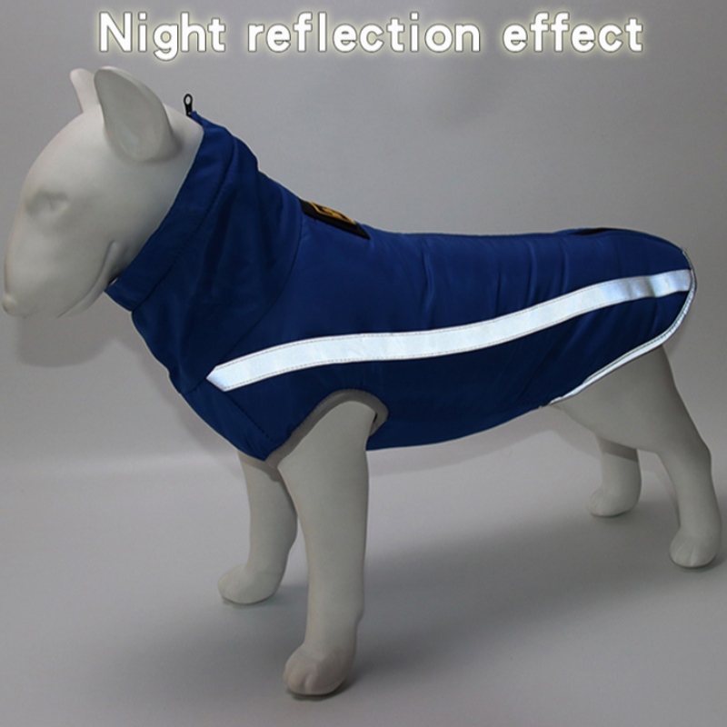 Produttore all'ingrosso all'aperto stile fresco stile altamente riflettente fili di cani giacca da cane impermeabile