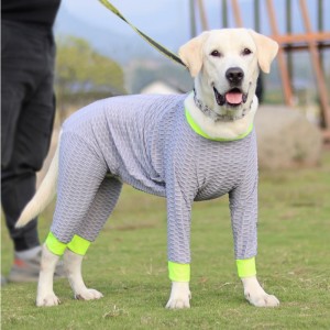 Pet Felpe con cappuccio all\'ingrosso cotone in pile morbido caldo cane vestiti cablaggio cane pigiama abiti da compagnia
