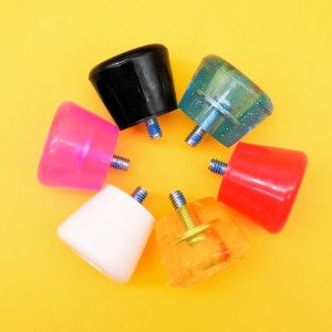 Prezzo di fabbrica 5/16 \\\\ \'\\\\\' Pure Color Bolt-on Toe Stop per skate a rotelle