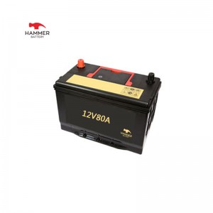 Batteria per auto 12V80A.