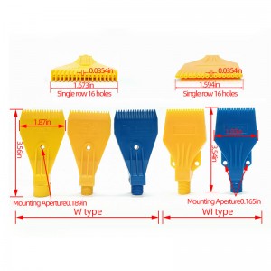 Ugello di soffiaggio dell\'aria di plastica