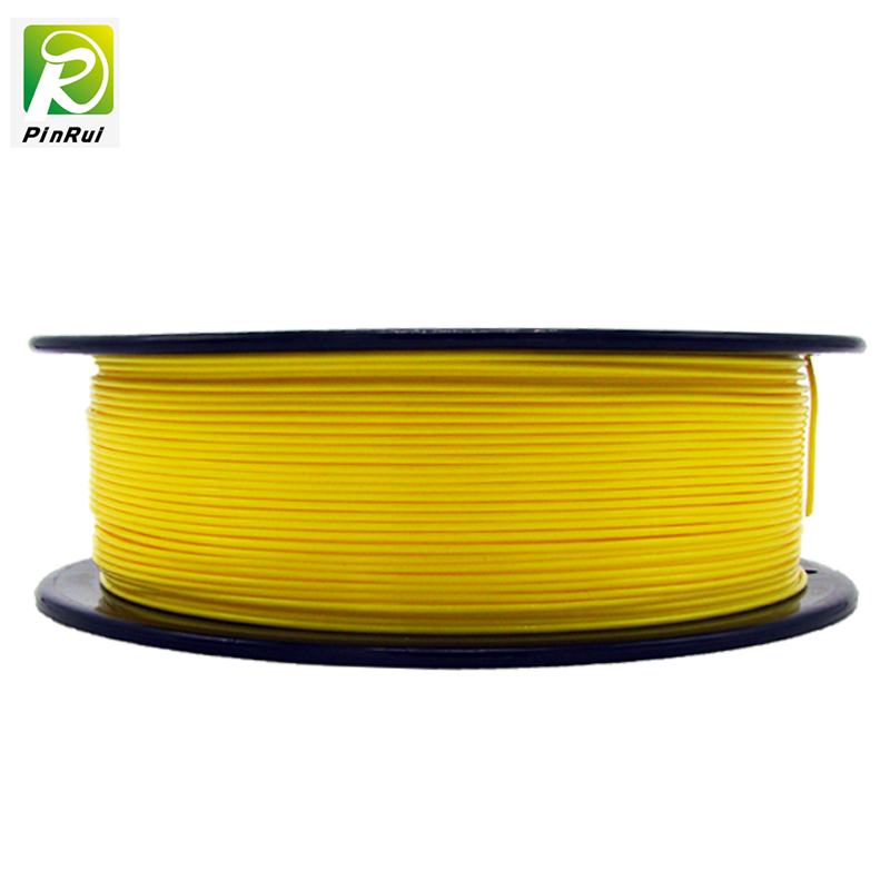 Pinrui di alta qualità 1KG 3D PLA Stampante filamento colore giallo