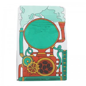 Otto sacchetto auto-standing laterale