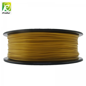 Pinrui di alta qualità 1KG 3D PLA stampante filamento giallo oro colore oro